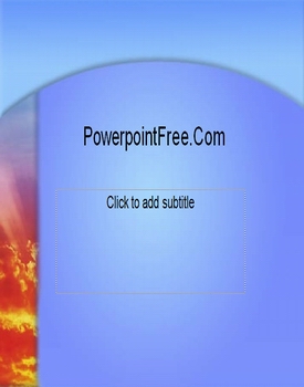 free powerpoint blue frame templates