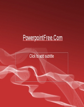 free powerpoint red flower templates