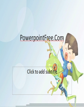 free cartoon anime powerpoint templates