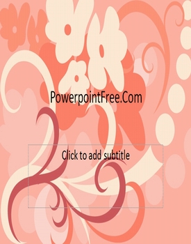 free powerpoint flower vector