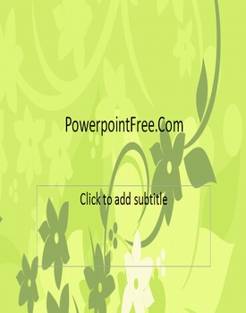free powerpoint flower vector