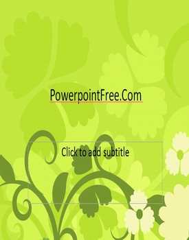 free powerpoint flower vector