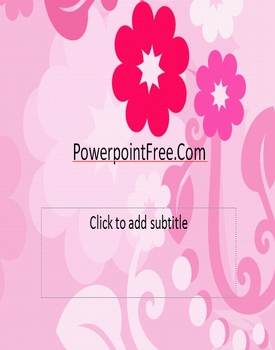 free powerpoint flower vector