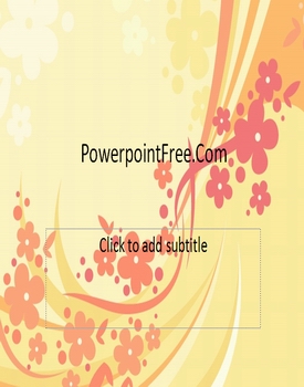 free powerpoint flower vector